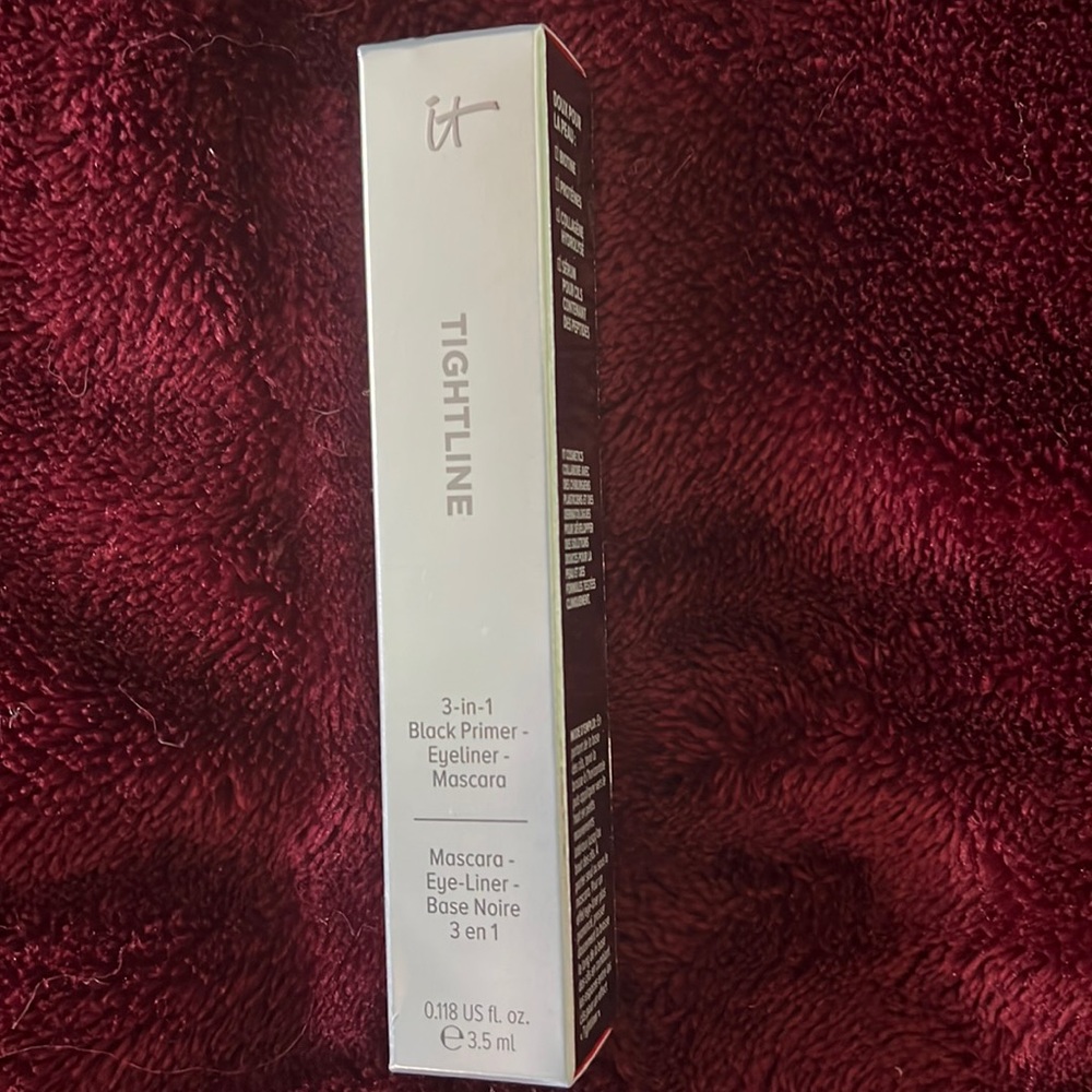 It Cosmetics Tightline 3 in 1 Black Eyeliner Mascara NWT